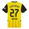 Borussia Dortmund Adeyemi 27 Lasten Koti 2024-25 - Jalkapallo Pelipaidat (S/S)